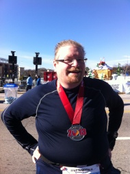 I surprised myself and finished my first half marathon on Thanksgiving day.
